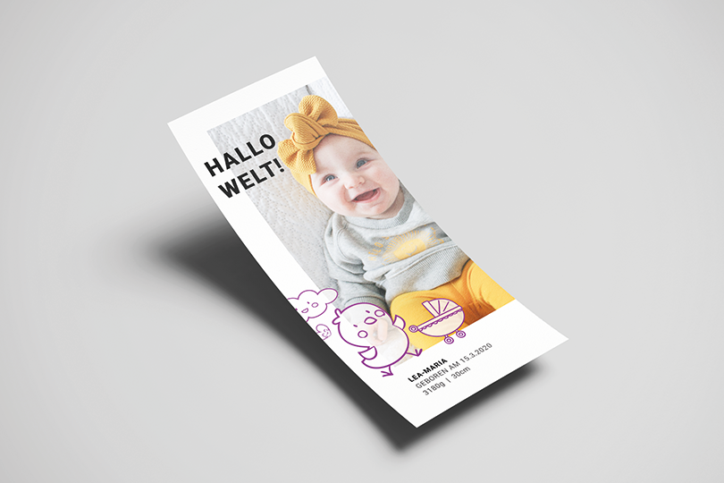 Geburtsanzeige «Icon»