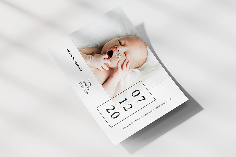 Geburtsanzeige «Date»