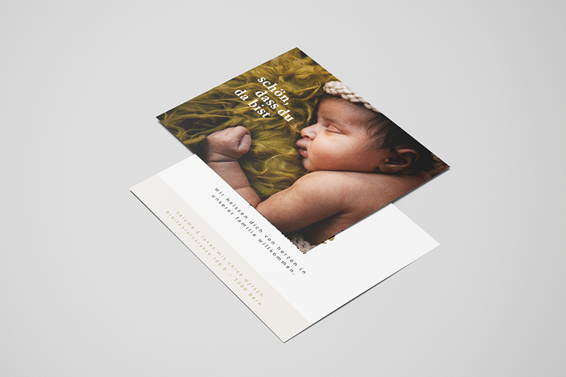 Geburtsanzeige «Green»