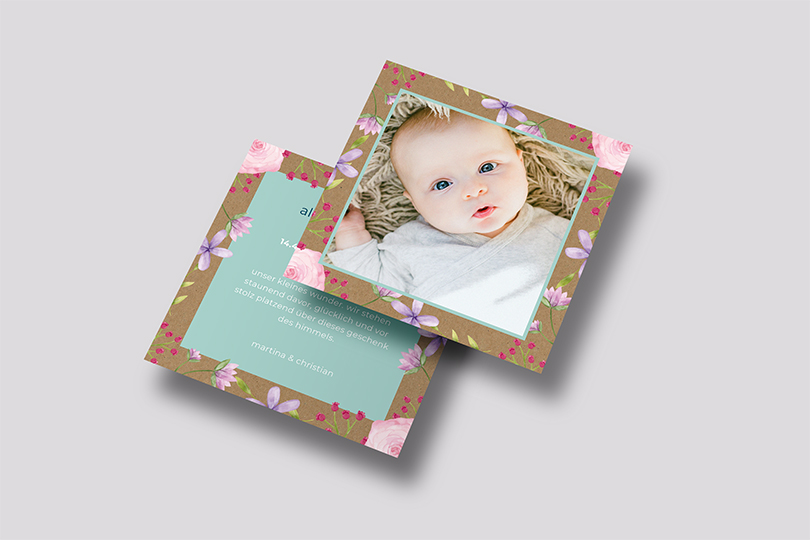 Geburtsanzeige «Flora»