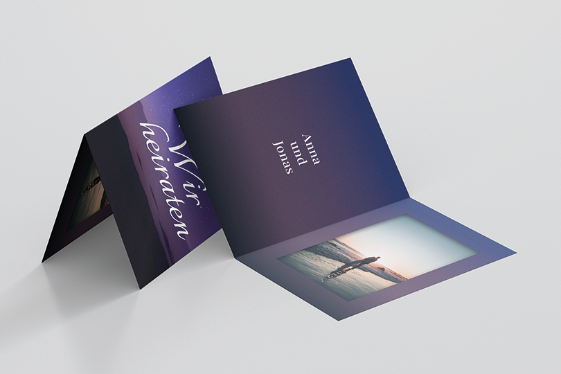 Hochzeitskarte «Sternenhimmel»