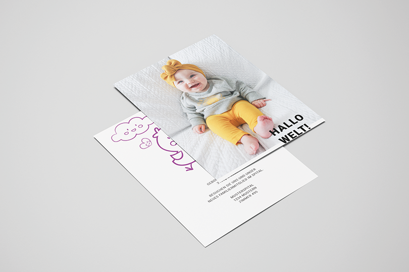 Geburtsanzeige «Icon»