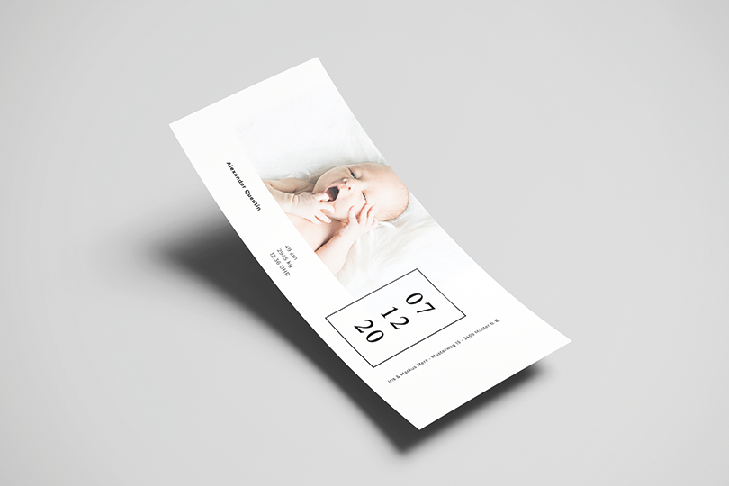 Geburtsanzeige «Date»