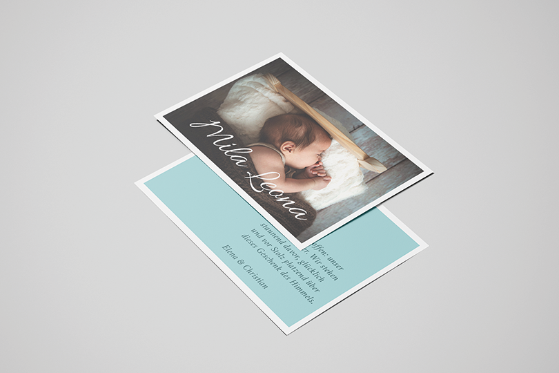 Geburtsanzeige «Frame»