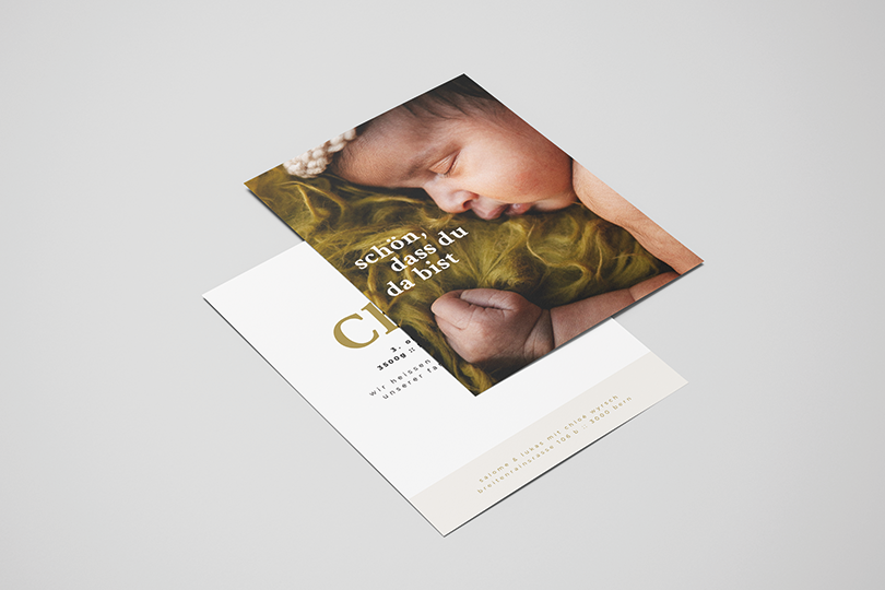 Geburtsanzeige «Green»