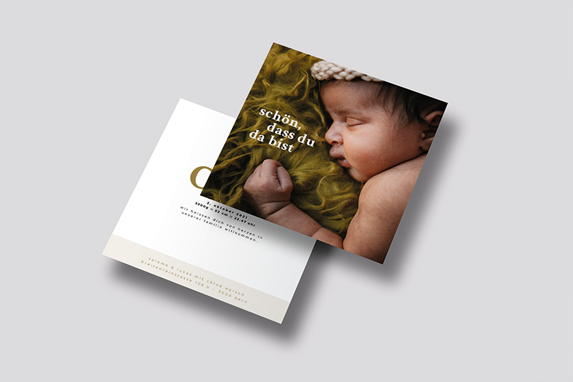 Geburtsanzeige «Green»