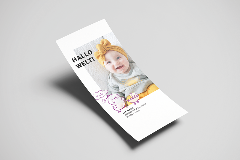 Geburtsanzeige «Icon»