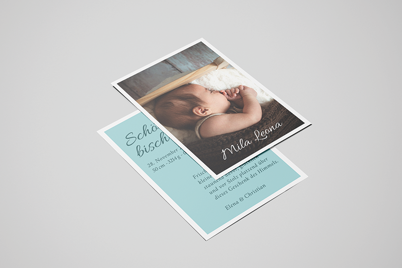 Geburtsanzeige «Frame»