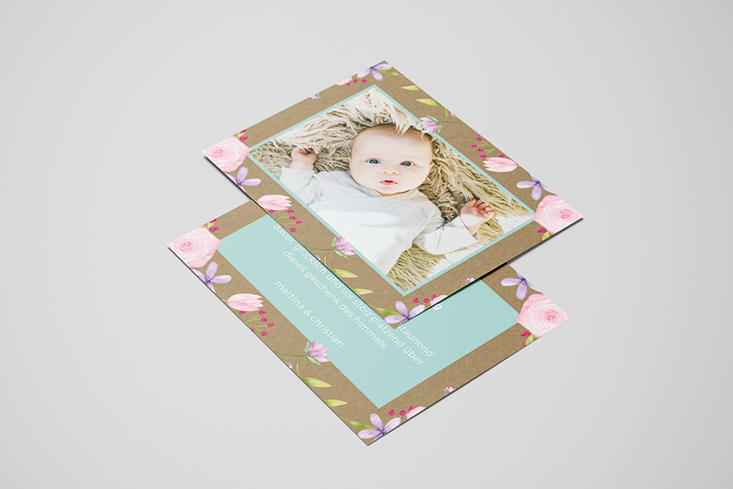 Geburtsanzeige «Flora»