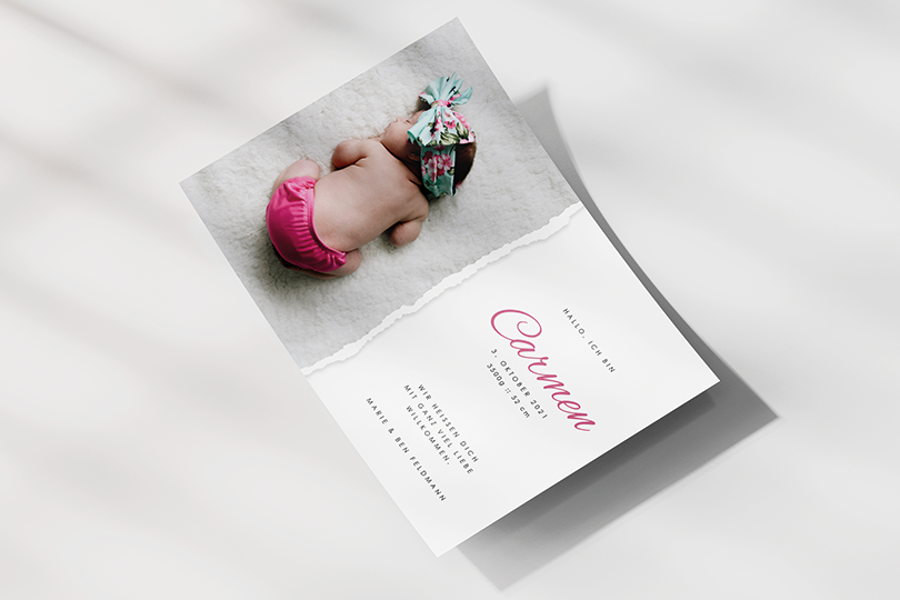 Geburtsanzeige «Riss»