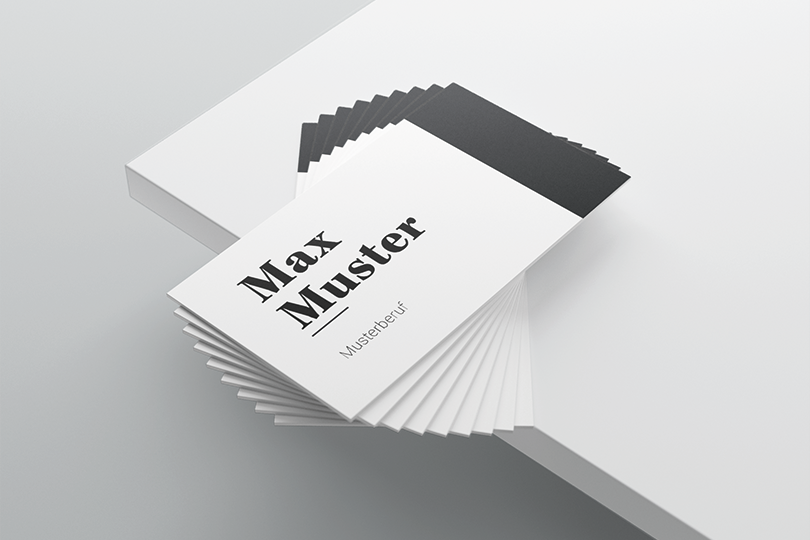 Visitenkarte «Vorlage 2»