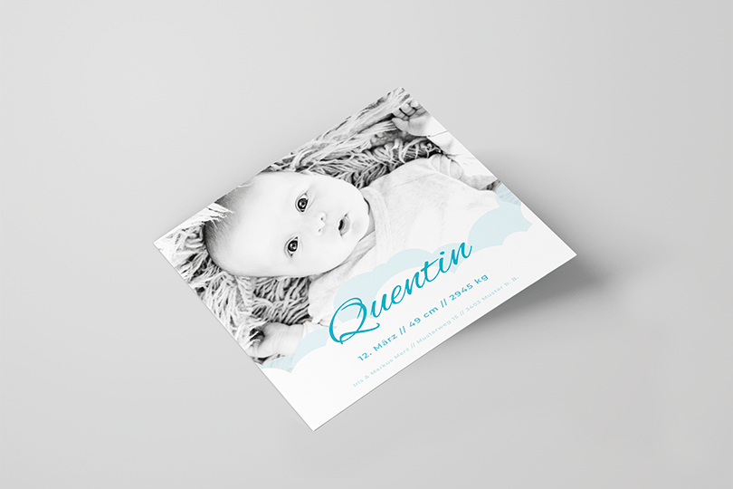 Geburtsanzeige «Clouds»