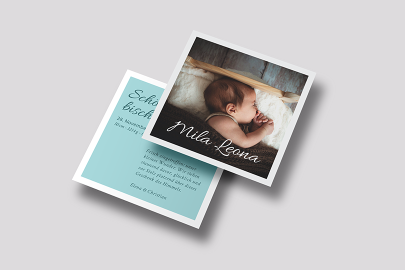 Geburtsanzeige «Frame»