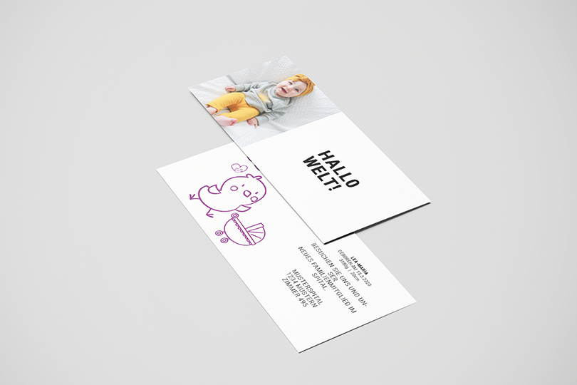 Geburtsanzeige «Icon»