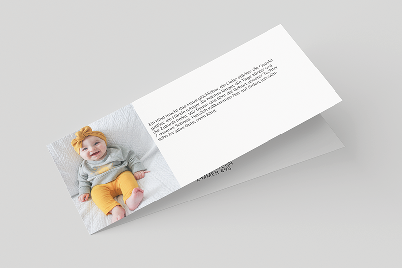 Geburtsanzeige «Icon»