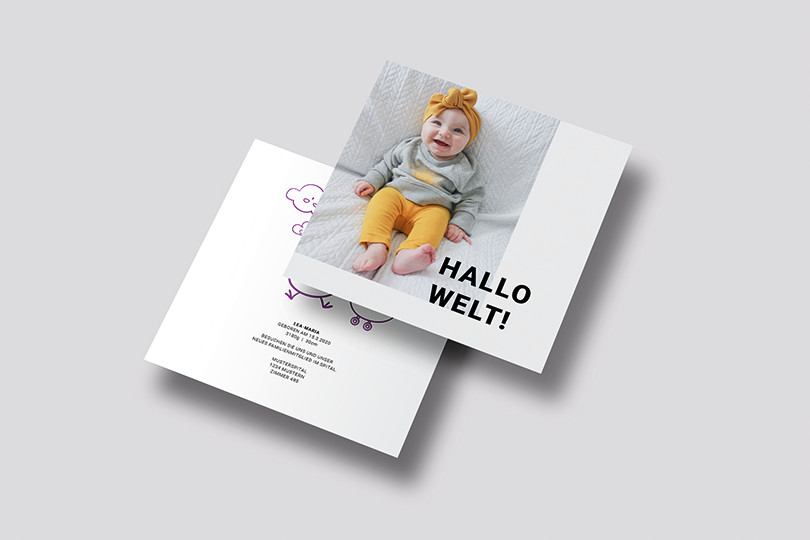 Geburtsanzeige «Icon»