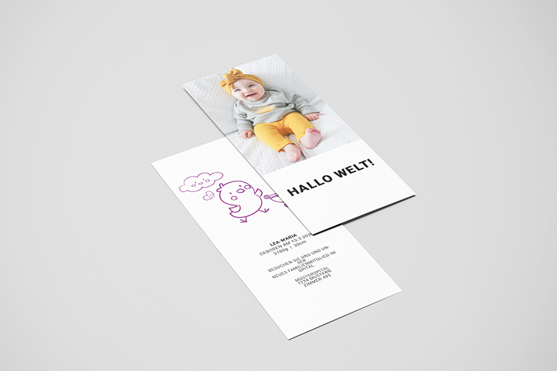 Geburtsanzeige «Icon»