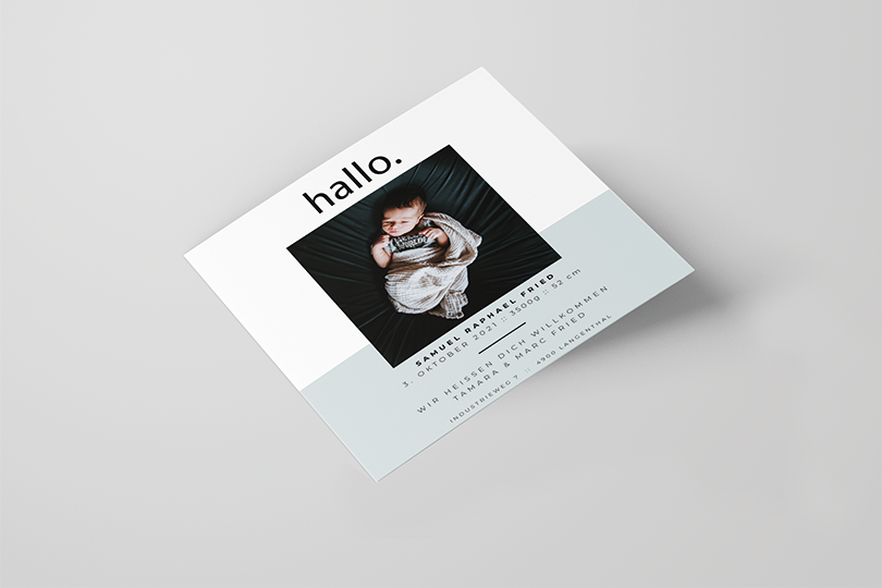 Geburtsanzeige «Split»