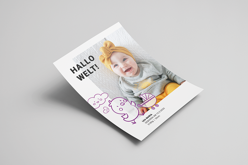 Geburtsanzeige «Icon»