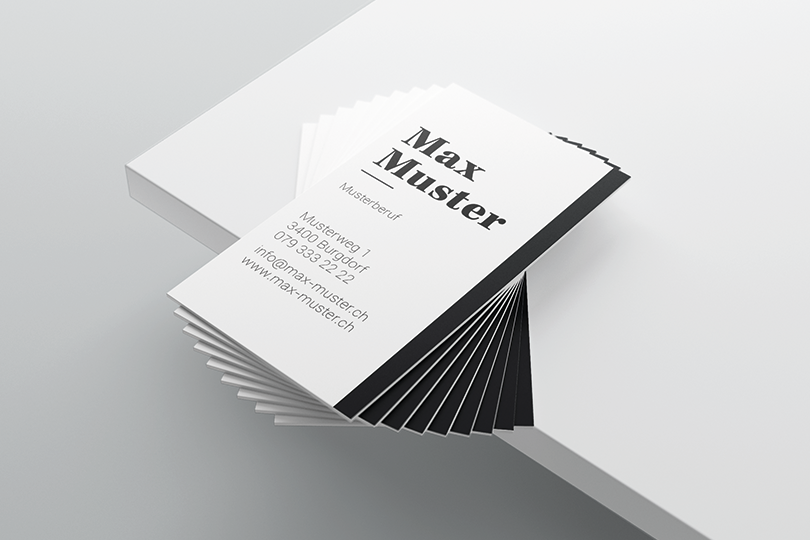 Visitenkarte «Vorlage 2»