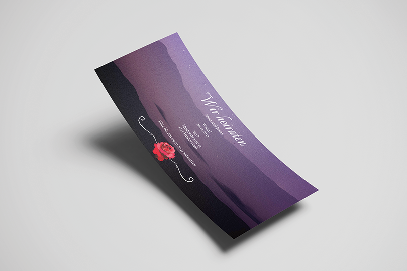 Hochzeitskarte «Sternenhimmel»