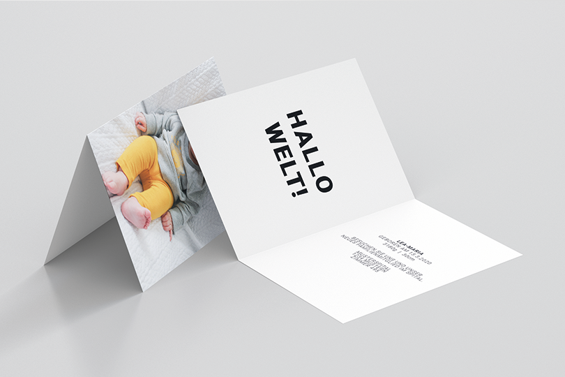 Geburtsanzeige «Icon»