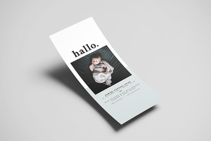 Geburtsanzeige «Split»