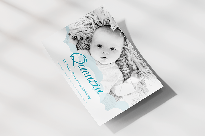 Geburtsanzeige «Clouds»